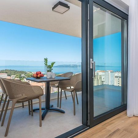 Luxury Adria Sea & City View Apartment Makarska Luaran gambar