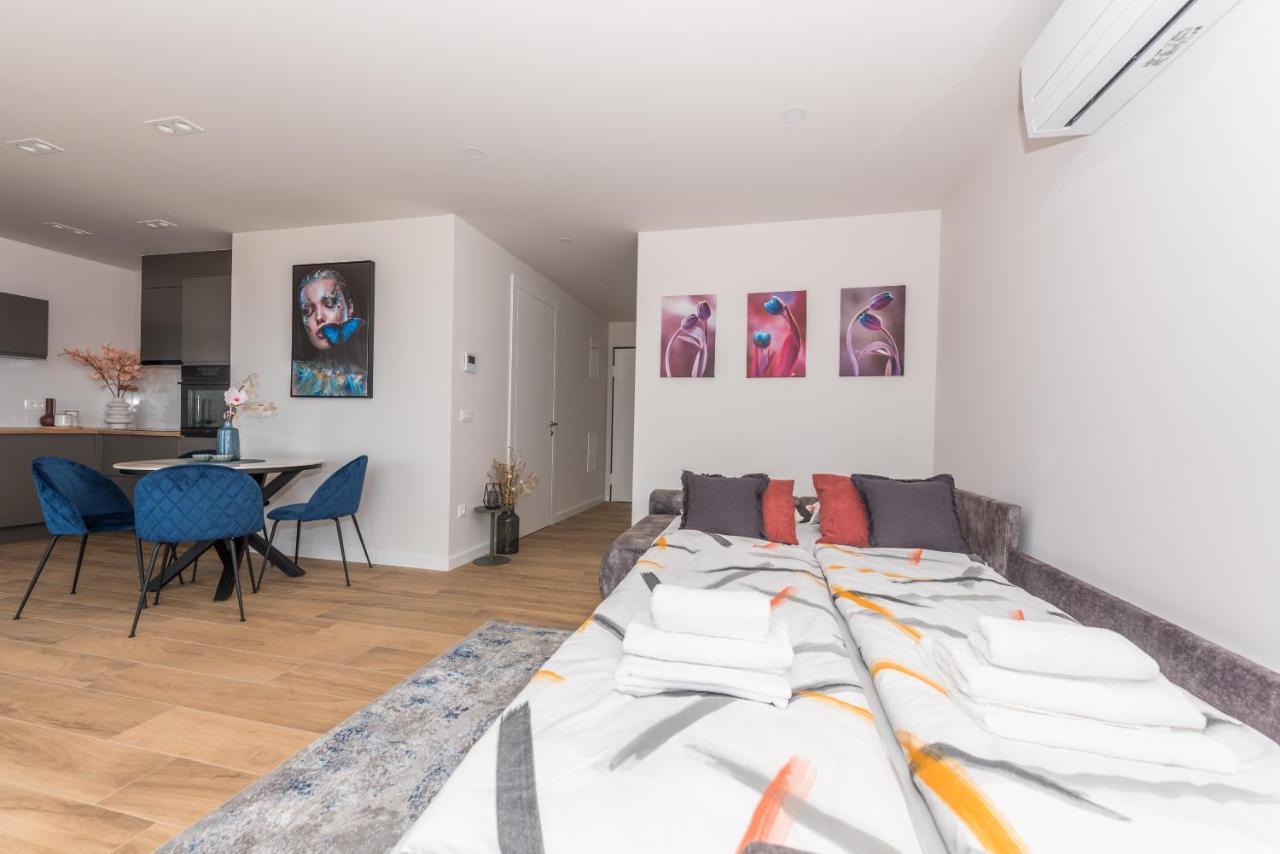 Luxury Adria Sea & City View Apartment Makarska Luaran gambar