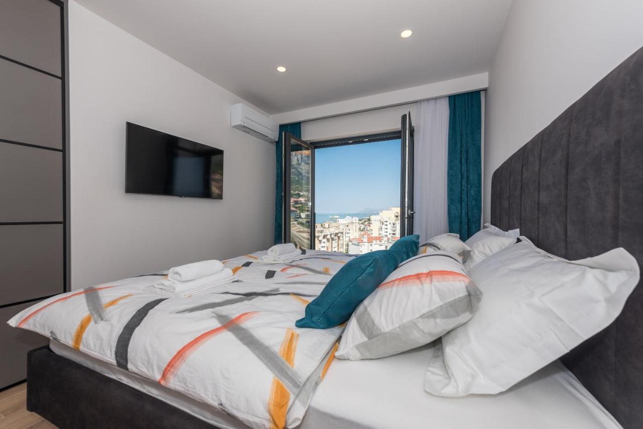 Luxury Adria Sea & City View Apartment Makarska Luaran gambar