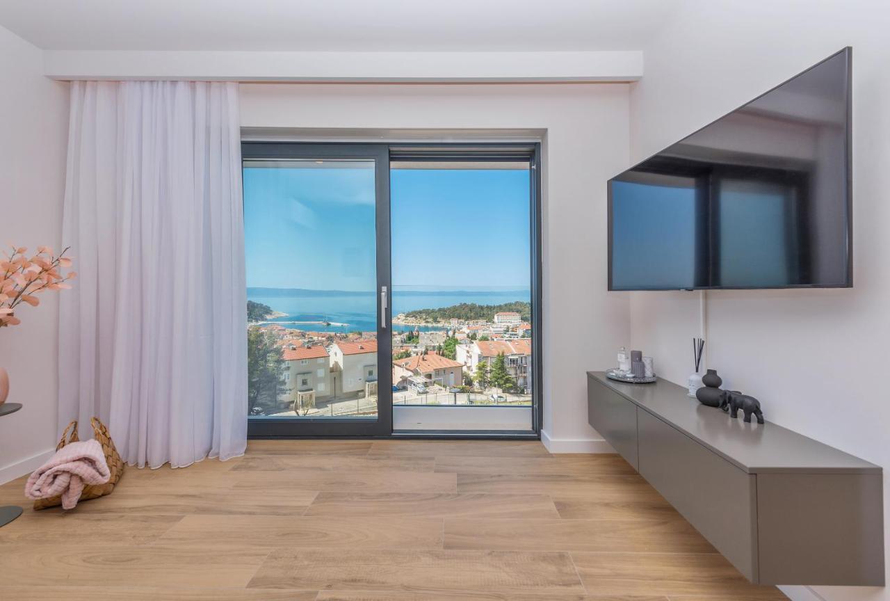 Luxury Adria Sea & City View Apartment Makarska Luaran gambar