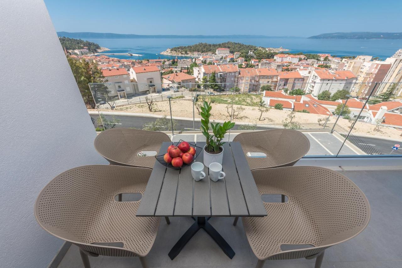 Luxury Adria Sea & City View Apartment Makarska Luaran gambar