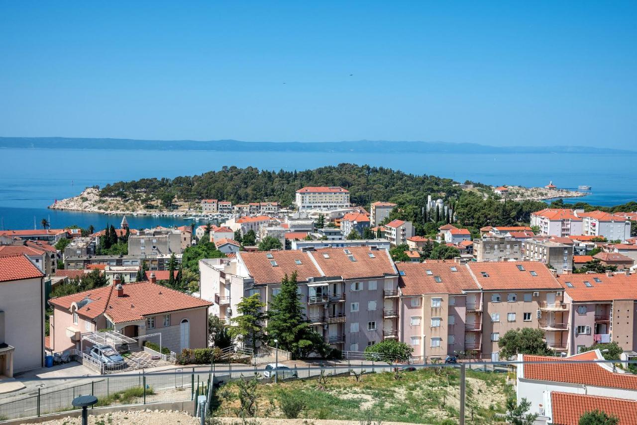 Luxury Adria Sea & City View Apartment Makarska Luaran gambar