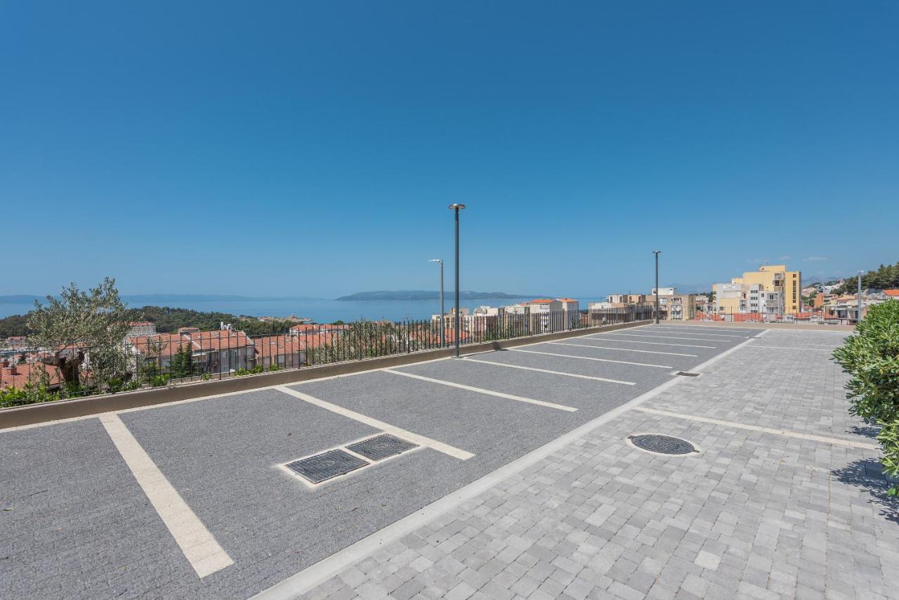 Luxury Adria Sea & City View Apartment Makarska Luaran gambar