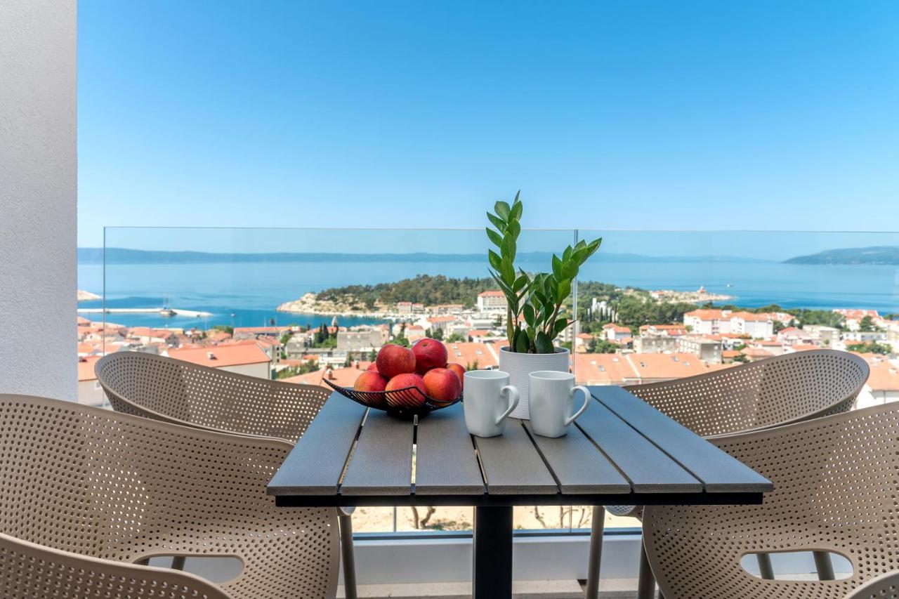 Luxury Adria Sea & City View Apartment Makarska Luaran gambar