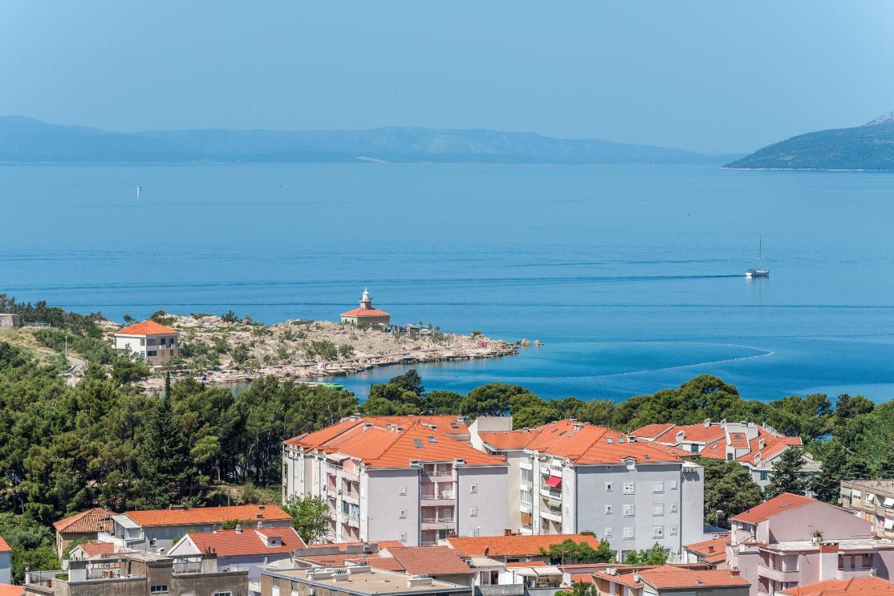 Luxury Adria Sea & City View Apartment Makarska Luaran gambar